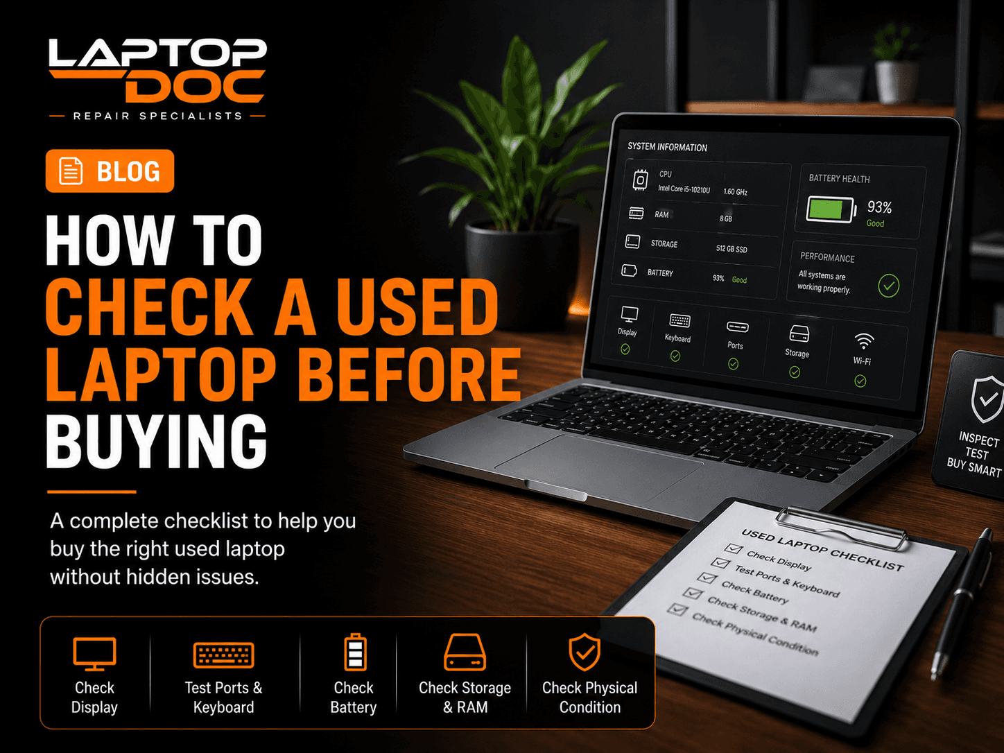 How to Check a Used Laptop Before Buying