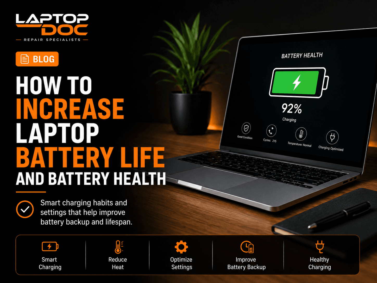 How to Increase Laptop Battery Life and Battery Health