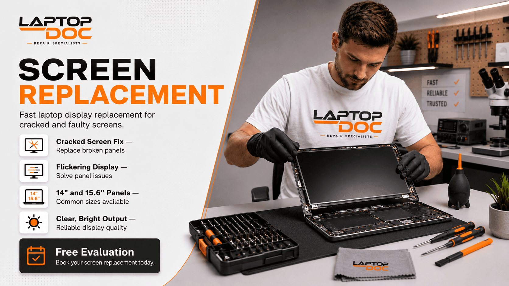 Screen Replacement by LaptopDoc in Chandigarh Tricity